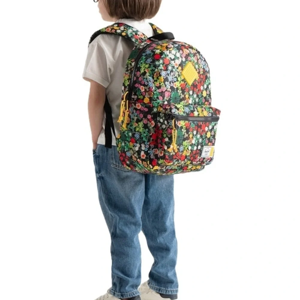 New Herschel Heritage x LEGO Children’s Floral Lego Backpack Limited Edition 15L